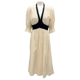 Autre Marque-Figue Ecru Christabel Dress-Cream