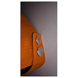 Hermès-Hermès Miles H Cut Cap-Orange