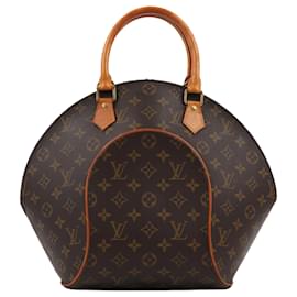 Louis Vuitton-Louis Vuitton Monogram Canvas Ellipse MM Handbag M51126-Brown