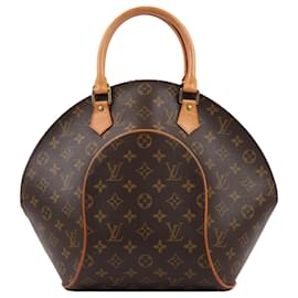 Louis Vuitton-Louis Vuitton Monogram Canvas Ellipse MM Handbag M51126-Brown