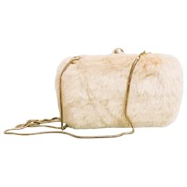 Marciano-Cream ecopelliccia clutch MARCIANO-Beige