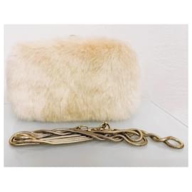 Marciano-Cream ecopelliccia clutch MARCIANO-Beige
