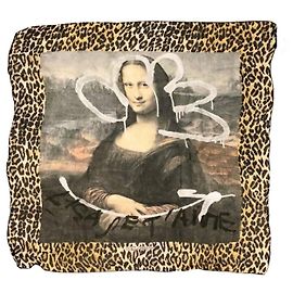 Lenço de seda 'Monna Lisa' Dolce & Gabbana Multicor