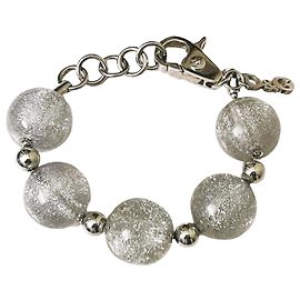 Pulseira DOLCE & GABBANA com bola de prata satinada Prata