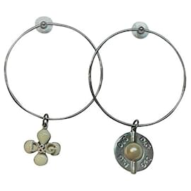 Dolce & Gabbana-Vintage DOLCE & GABBANA hoop earrings-Silvery