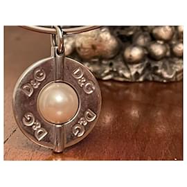 Dolce & Gabbana-Vintage DOLCE & GABBANA hoop earrings-Silvery