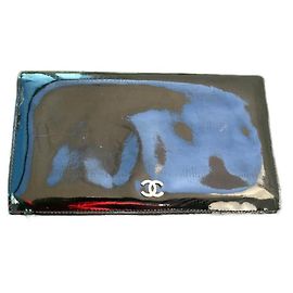 Chanel Wallet Black Leather Black