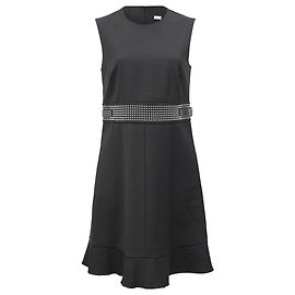 Robe mini sans manches en cady studded RED Valentino en polyester noir Noir