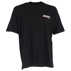 Balenciaga-Balenciaga Political Campaign T-Shirt in Black Cotton-Black