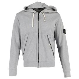 Sudadera con cremallera Stone Island en algodón gris Gris