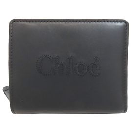 Chloé Chloe Sense Compact Wallet Black