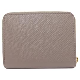 Céline-Celine Grayish Leather Coin Purse-Grey