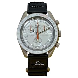 Omega-Omega x Swatch Moonwatch Mission to Jupiter SO33C100 Quartz Watch-Other
