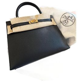Hermès Kelly 25 epsom Schwarz
