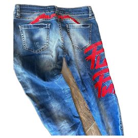 Pantaloni 3.1 Phillip Lim Amnesia Blu Navy Cotone Blu navy