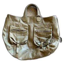 Bolsa Jerome Dreyfuss MAX de couro caqui Caqui