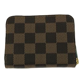 Louis Vuitton-Louis Vuitton Damier Zippy Coin Purse-Brown