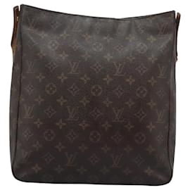Louis Vuitton-LOUIS VUITTON Monogram Looping GM Shoulder Bag M51145 LV Auth BD001-Monogram
