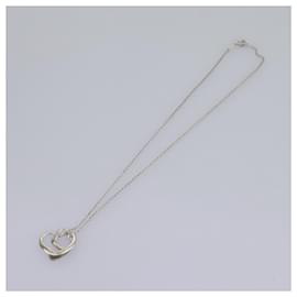 Autre Marque-TIFFANY&Co. Double Open Heart Necklace Ag925 Silver Auth am7910-Silvery
