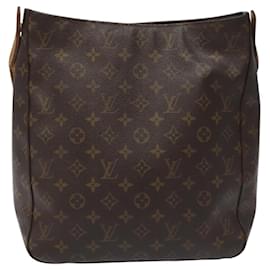 Louis Vuitton-LOUIS VUITTON Monogram Looping GM Shoulder Bag M51145 LV Auth BA384-Monogram
