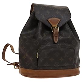 Louis Vuitton-LOUIS VUITTON Monogram Montsouris MM Backpack M51136 LV Auth ep7468-Monogram