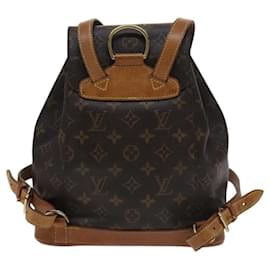 Louis Vuitton-LOUIS VUITTON Monogram Montsouris MM Backpack M51136 LV Auth ep7468-Monogram