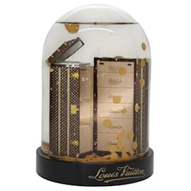 Louis Vuitton-LOUIS VUITTON Wardrobe Trunk Snow Globe 2009 limited year Clear LV Auth 100750A-Other