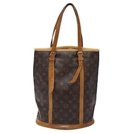 Louis Vuitton-LOUIS VUITTON Monogram Bucket GM Shoulder Bag M42236 LV Auth ar13289-Monogram