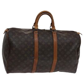 LOUIS VUITTON Monogram Keepall 50 Bolsa Boston M41426 LV Auth BD429 Monograma