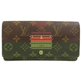 Louis Vuitton-Louis Vuitton M60415 Portefeuille Sarah Trunk Long Wallet-Brown