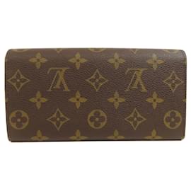 Louis Vuitton-Louis Vuitton M60415 Portefeuille Sarah Trunk Long Wallet-Brown