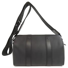 Louis Vuitton-Louis Vuitton M59255 City Keepall Aerogram Shoulder Bag-Black