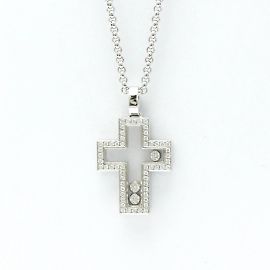 Collana Pendente Happy Diamond di Chopard Argento