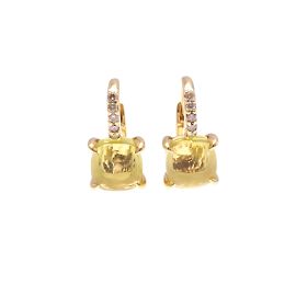 Pomellato 18K Roségold Tropfenohrringe Golden