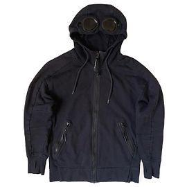 CP Company Schwarze C.P. Company Zip-Hoodie, Größe XS. Schwarz