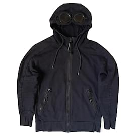 CP Company-Black C.P. Company zip-up hoodie, size XS.-Black