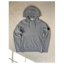Stone Island-Grey Stone Island hoodie, size L.-Grey