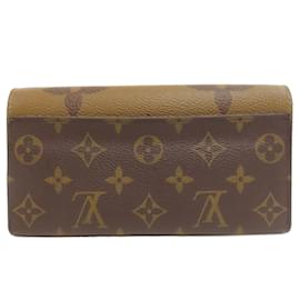 Louis Vuitton-Louis Vuitton Monogram Reverse Long Wallet-Monogram