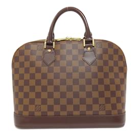 Louis Vuitton-Louis Vuitton Alma Handbag in Damier Canvas-Damier ebene