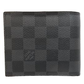 Louis Vuitton-Louis Vuitton N60053 Portefeuille Amerigo NM Bi-fold Wallet-Damier ebene