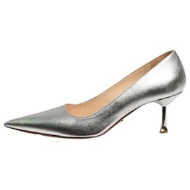 Prada-Silver metallic pumps - size EU 36 (UK 3)-Silvery