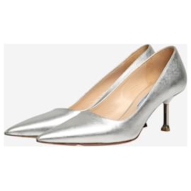 Prada-Silver metallic pumps - size EU 36 (UK 3)-Silvery