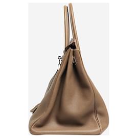 Hermès-Sac Birkin taupe 2008-Marron