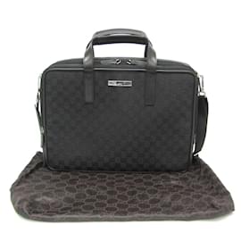 Gucci-Pasta e bolsa de ombro Gucci GG Canvas-Preto