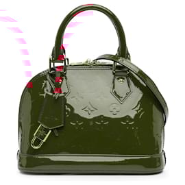 Louis Vuitton-Louis Vuitton Red Monogram Vernis Alma BB-Red