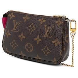 Louis Vuitton-Louis Vuitton Brown Mini Monogram Vivienne Christmas Pochette Accessoires-Brown