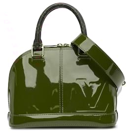 Louis Vuitton-Louis Vuitton Red Vernis Miroir Alma BB-Red