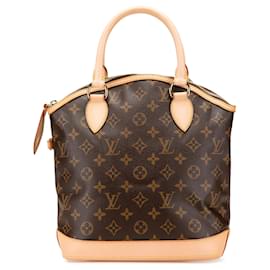 Louis Vuitton-Louis Vuitton Brown Monogram Lockit PM-Brown