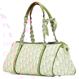 Dior-Dior Brown Oblique Canvas Romantique Handbag-Brown,Beige