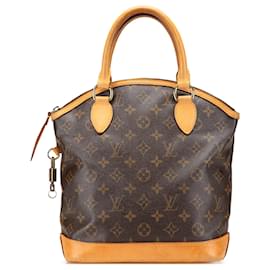 Louis Vuitton-Louis Vuitton Brown Monogram Lockit PM-Brown